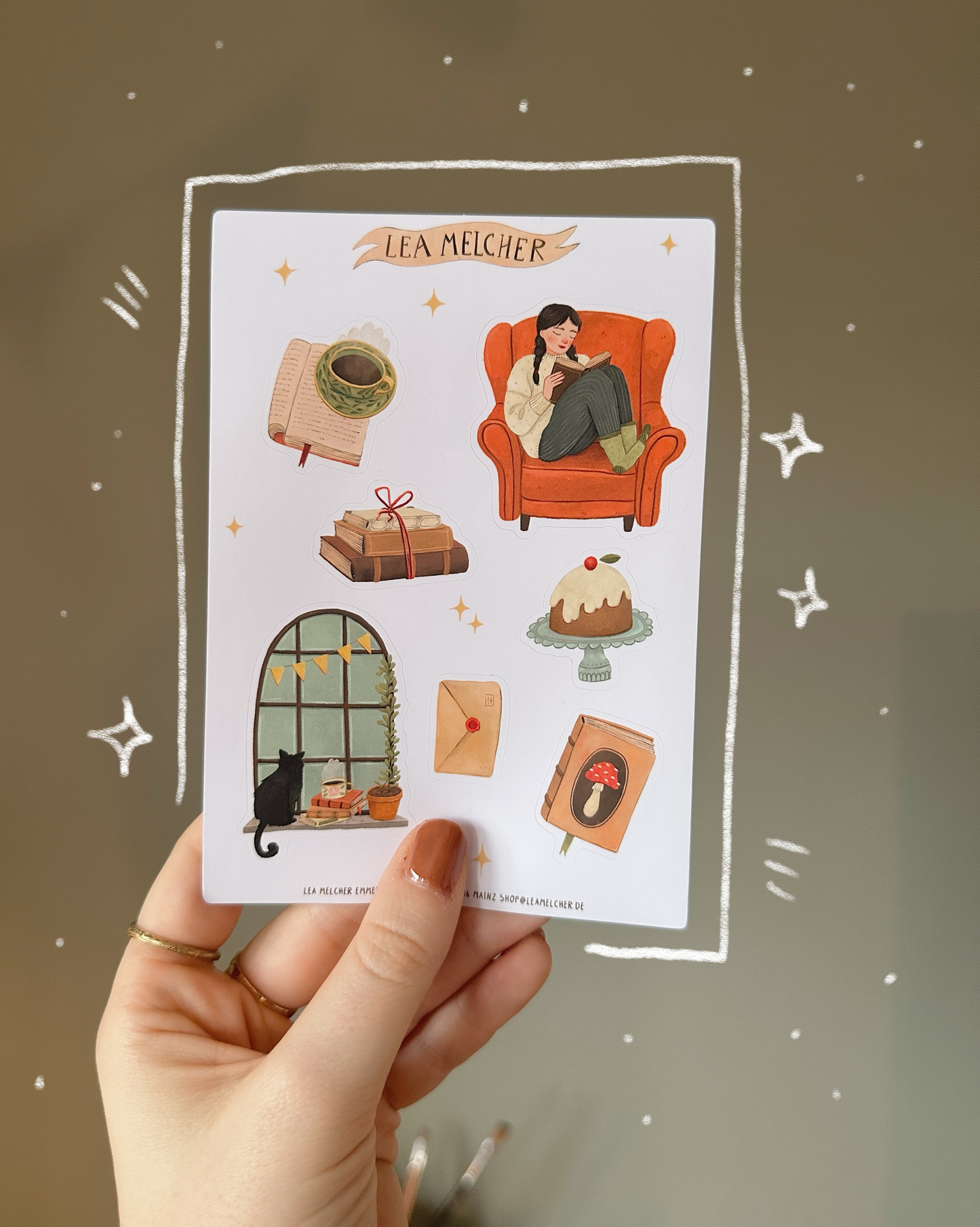 Stickerbogen COZY 5