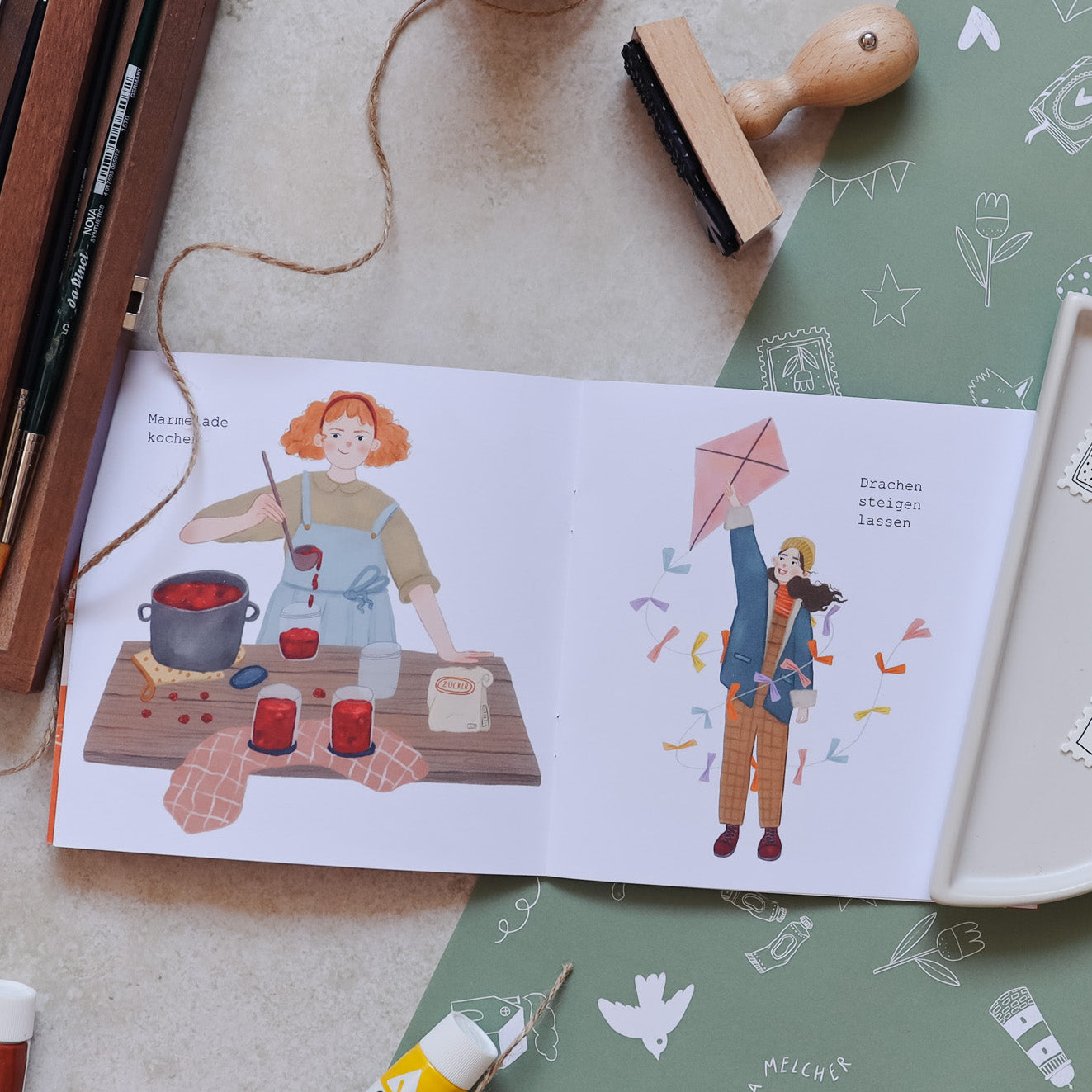 "Herbstliebe" - illustriertes Büchlein