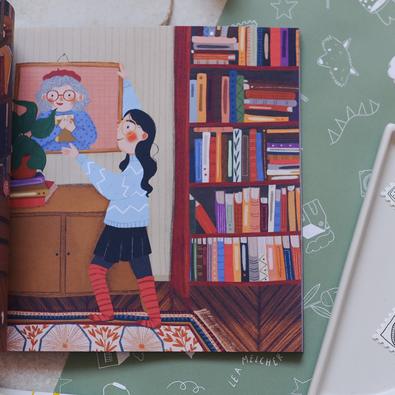 "Lieblingsbuchladen" - illustriertes Buch