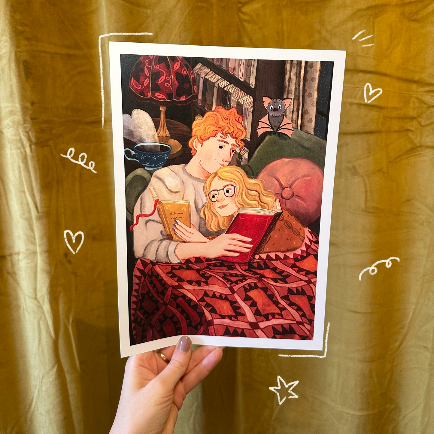 A4-Kunstdruck "Cozy Times in Snickerford"