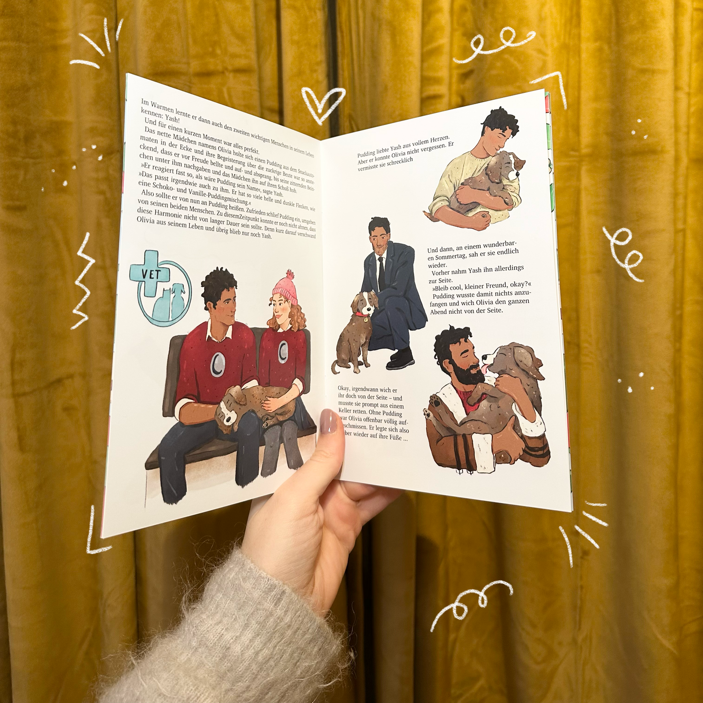 Büchlein MISTLETOE LETTERS AUS PUDDINGS SICHT