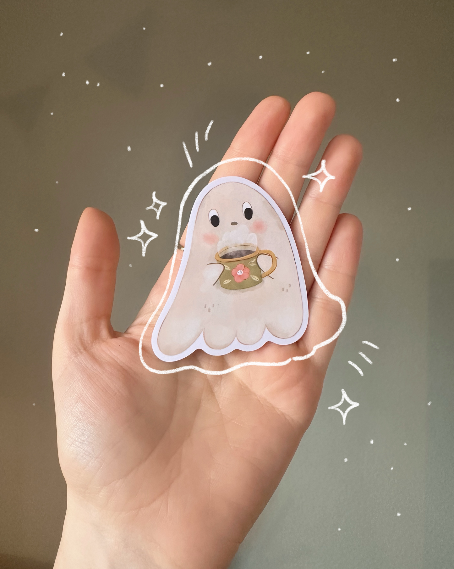 Sticker COZY GHOST