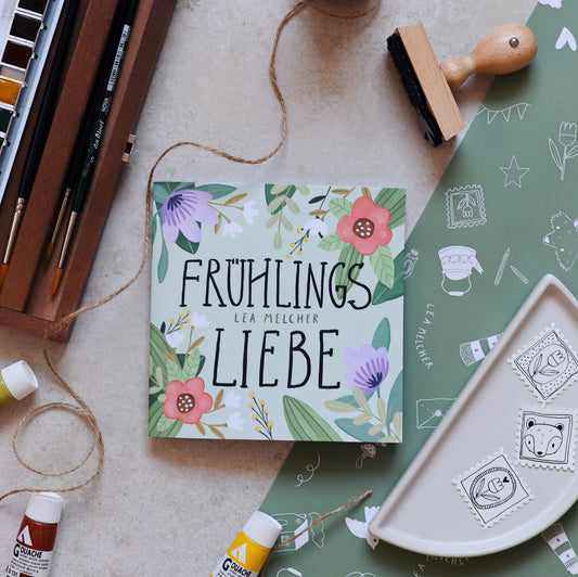 "Frühlingsliebe" - illustriertes Büchlein